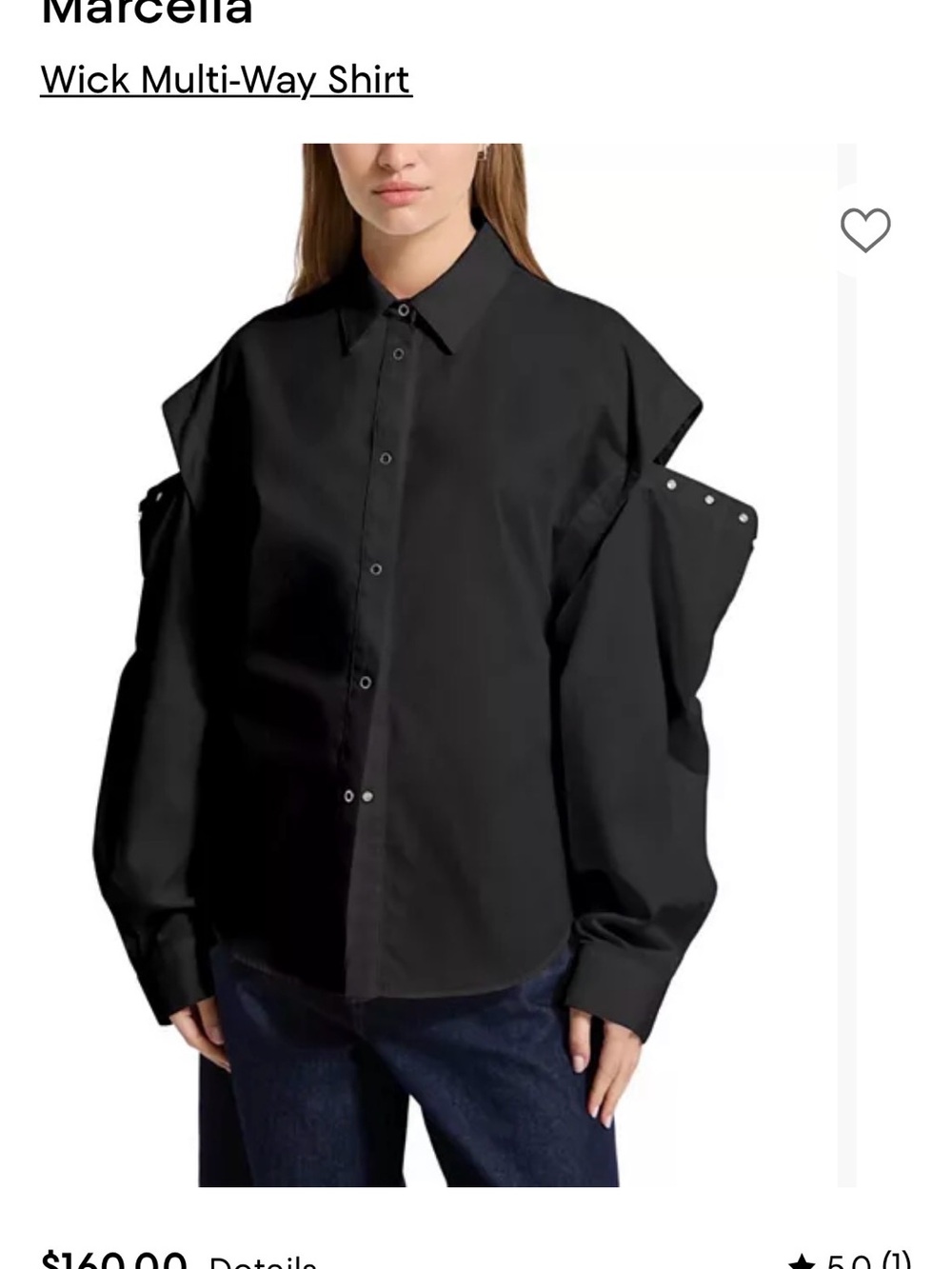 Marcella NYC Wick Multi-Way shirt